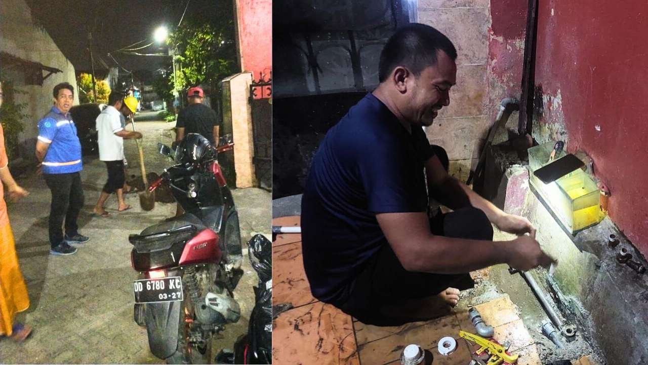 Pelanggan Wilayah 6 Manggala Apresiasi Respon Cepat Perumda Air Minum Makassar