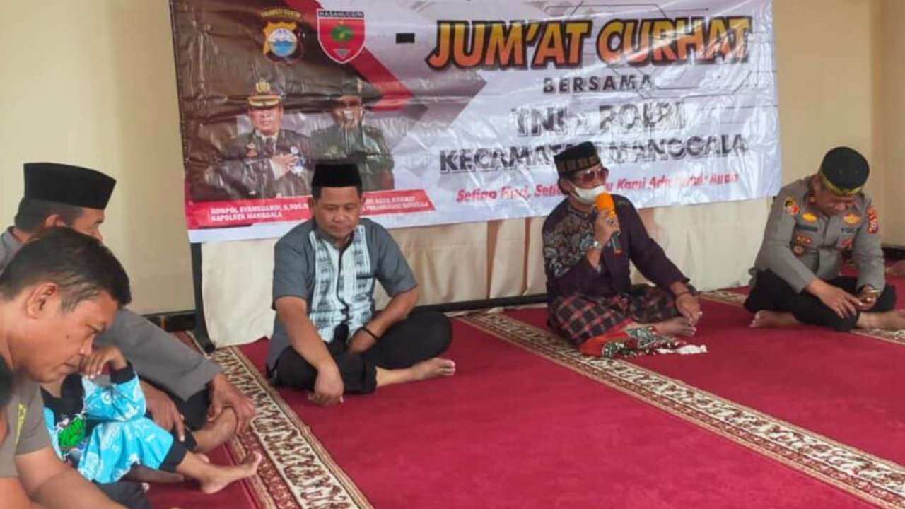 Operasi Pekat Dipuji di Jumat Curhat Polsek Manggala