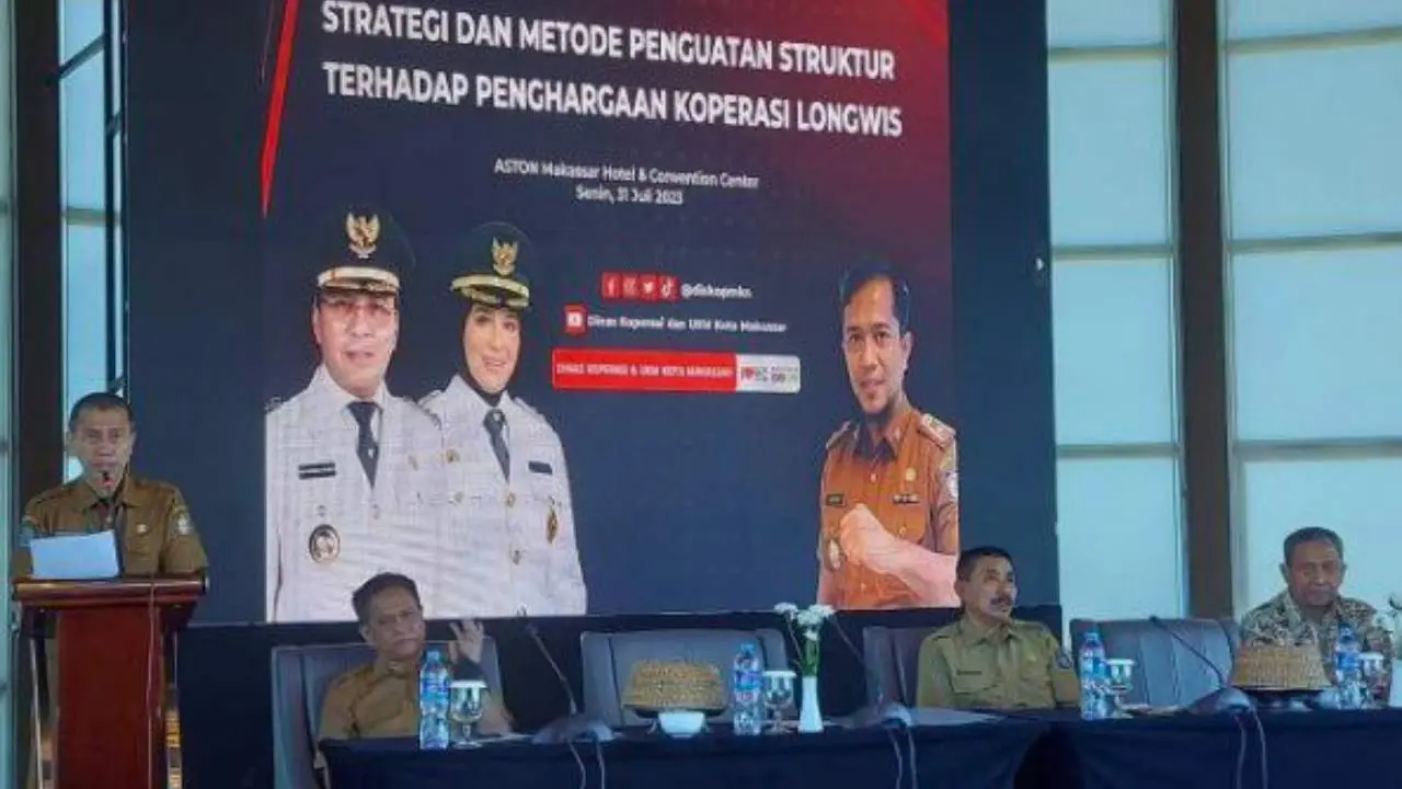 Dihadiri Ratusan Anggota Koperasi & Pelaku Usaha, Diskop Makassar Gelar Giat Strategi & Metode Penguatan Struktur