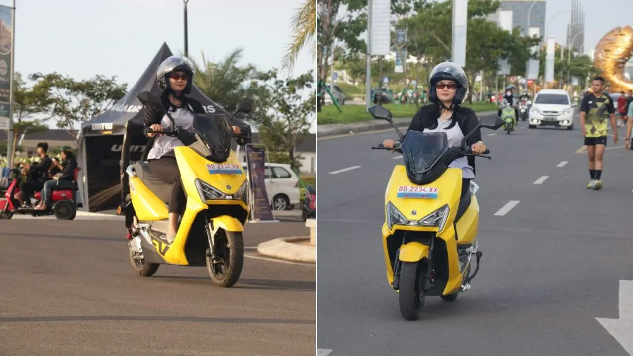 United E-Motor Hadirkan Test Ride Motor Listrik Gratis Bagi Pengunjung CPI