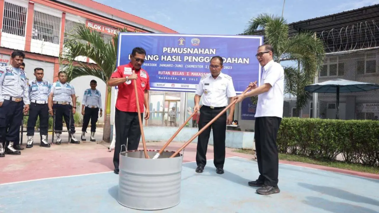 HANI 2023: Pemkot Makassar, BNN, & Kemenkumham Nyatakan Perang Atas Narkoba