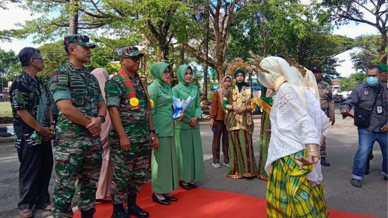 Kodim Pangkep Gelar Tradisi Lepas Sambut Dandim Baru