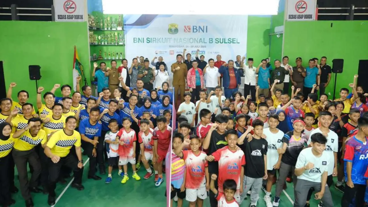 Bupati Adnan Harap dari Gowa Lahir Pebulutangkis Nasional yang Harumkan Nama Daerah 