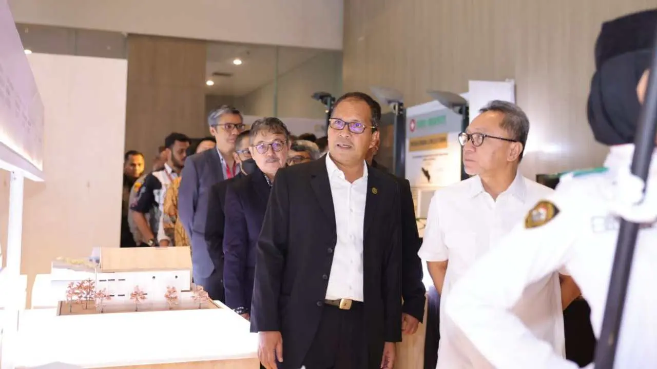 Menteri Perdagangan (Mendag) Zulkifli Hasan turut hadir di pembukaan Kongres Arsitek ASEAN.