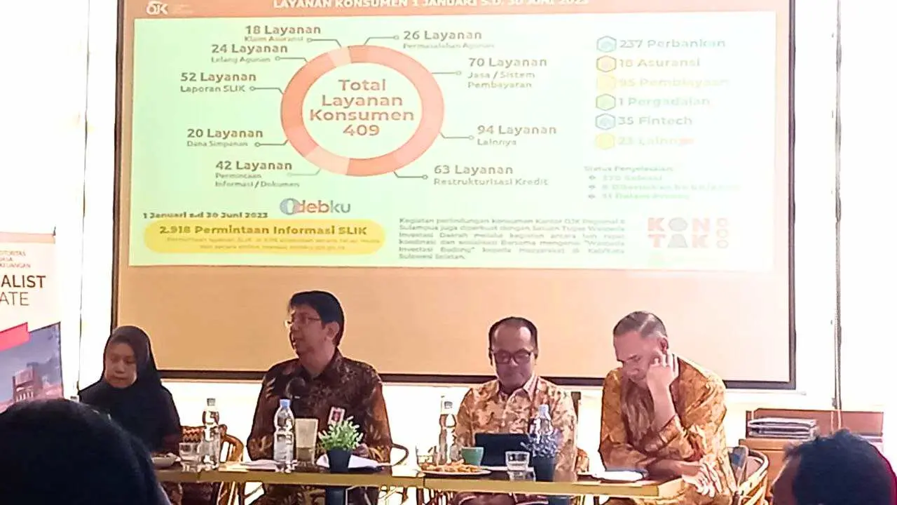 Industri Jasa Keuangan di Sulsel Bulan Mei 2023 Tumbuh Positif