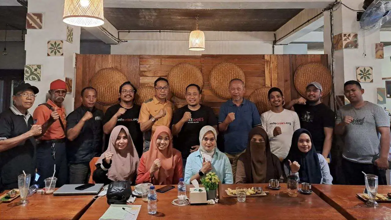 Giat Konsolidasi, Mileanies Makassar Optimis Menangkan Anies