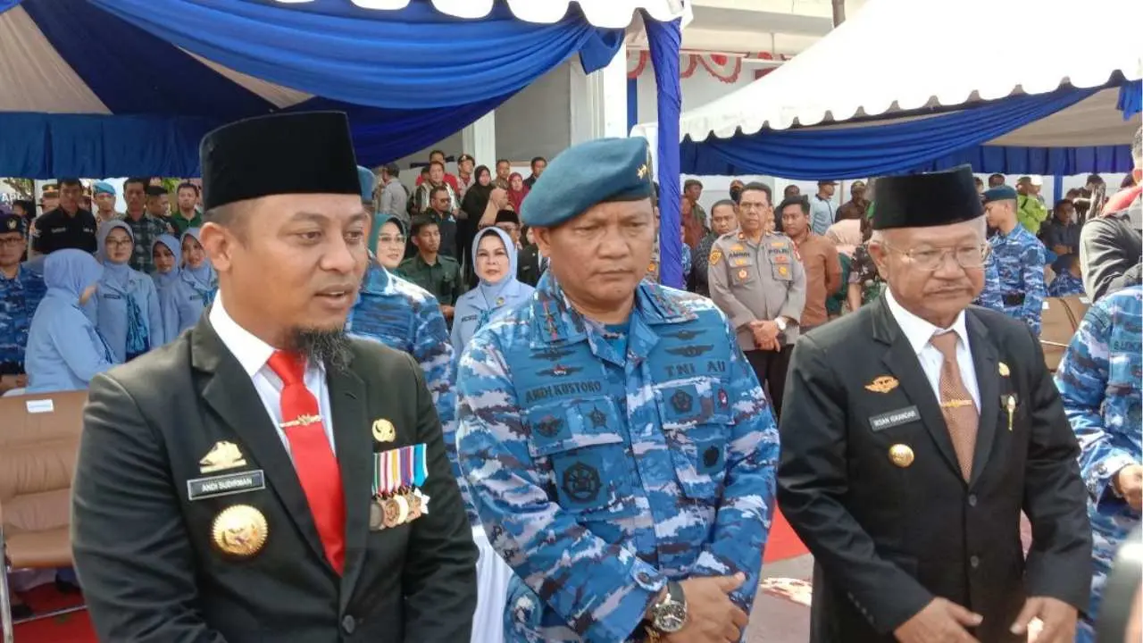 Detik-detik Peringatan Hari Bakti TNI AU ke-76 di Jeneponto Berlangsung Hikmat, Begini Pesan Pangkoopsud II 