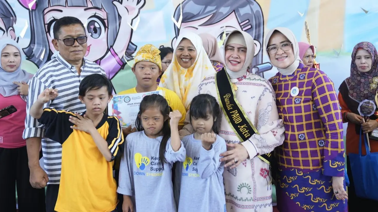 Semarak Hari Anak Nasional, Bunda PAUD Makassar Gelar Lomba Mewarnai