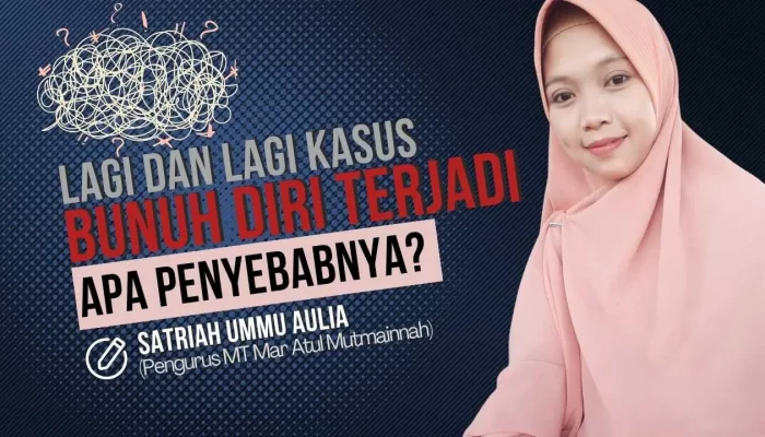 Lagi dan lagi Kasus Bunuh Diri Terjadi, Apa Penyebabnya?