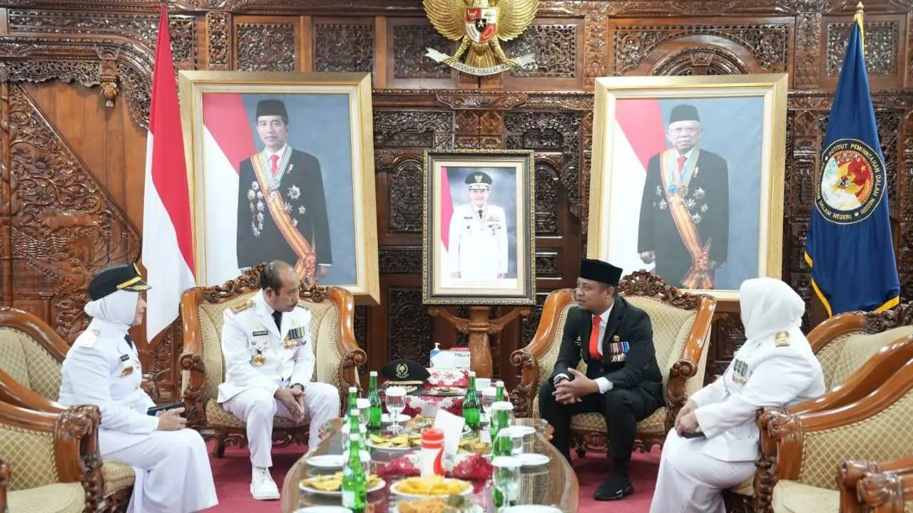Gubernur Andi Sudirman Hadiri Pelantikan Pamong Praja Muda Lulusan IPDN Angk. XXX
