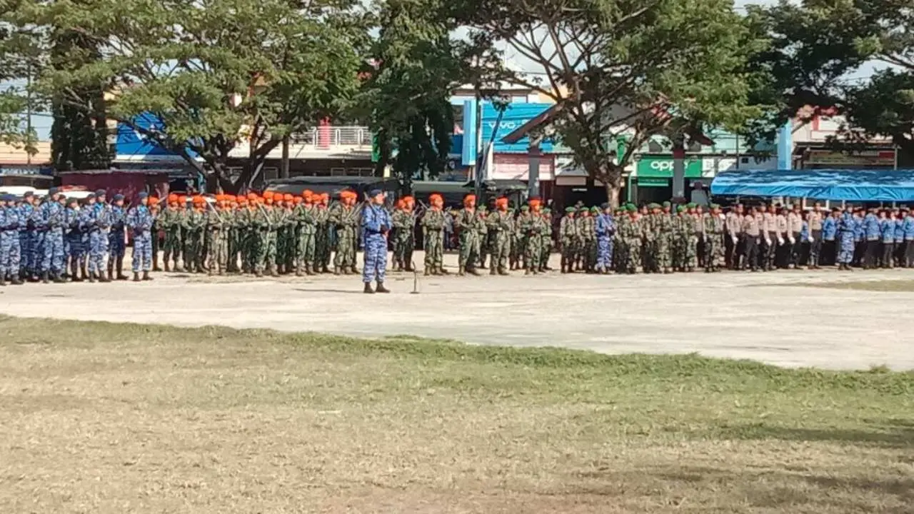 Detik-detik Peringatan Hari Bakti TNI AU ke-76 di Jeneponto Berlangsung Hikmat, Begini Pesan Pangkoopsud II 