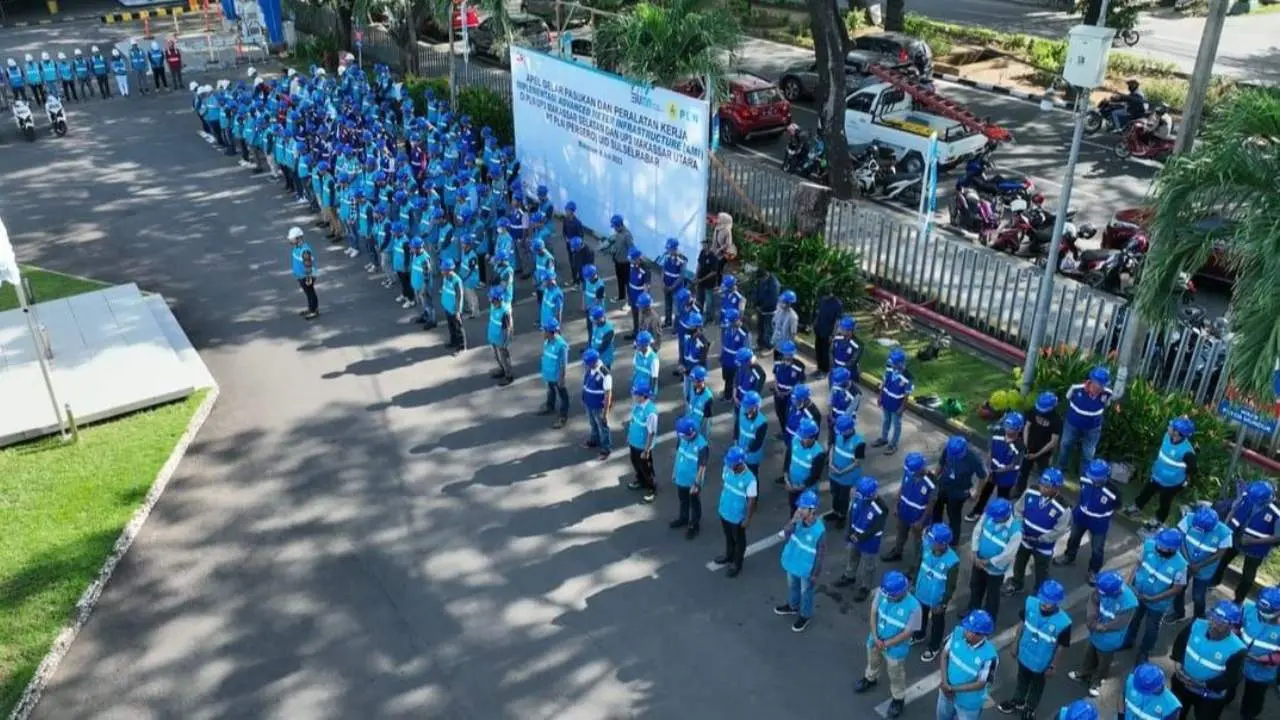 Pastikan Kesiapan Implementasi "AMI" di Makassar, PLN Gelar Apel Petugas