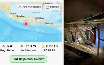 Gempa Bantul Dirasakan Sebagian Besar Wilayah Jawa Timur