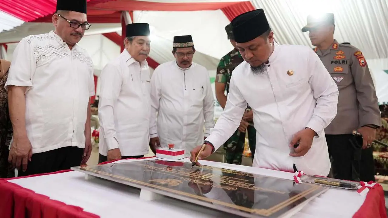 Di Sidrap, Gubernur Andi Sudirman Resmikan Pondok Pesantren Tahfidzul Qur’an Ibrahim