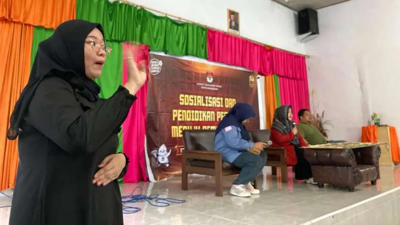 Menyasar kelompok Disabilitas, KPU Makassar Dapat Masukan Terkait Pemilu Akses