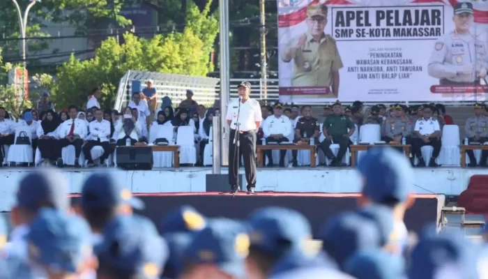 Apel Pelajar SMP se-Kota Makassar: Danny Pomanto Ajak Perangi Narkoba Hingga Hoax