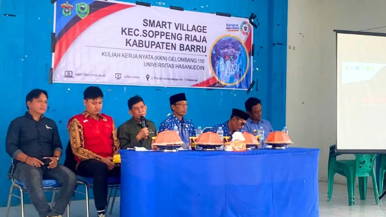 Gelar Seminar, Program KKNT Smart Village Mahasiswa Unhas Disambut Antusias Masyarakat