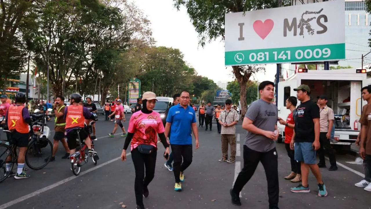 Danny Pomanto Ikut Ramaikan Bank Jateng Friendship Run