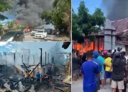 Korsleting Listrik Hanguskan 2 Rumah Warga di Barru, Pemilik Rumah Syok dan Histeris