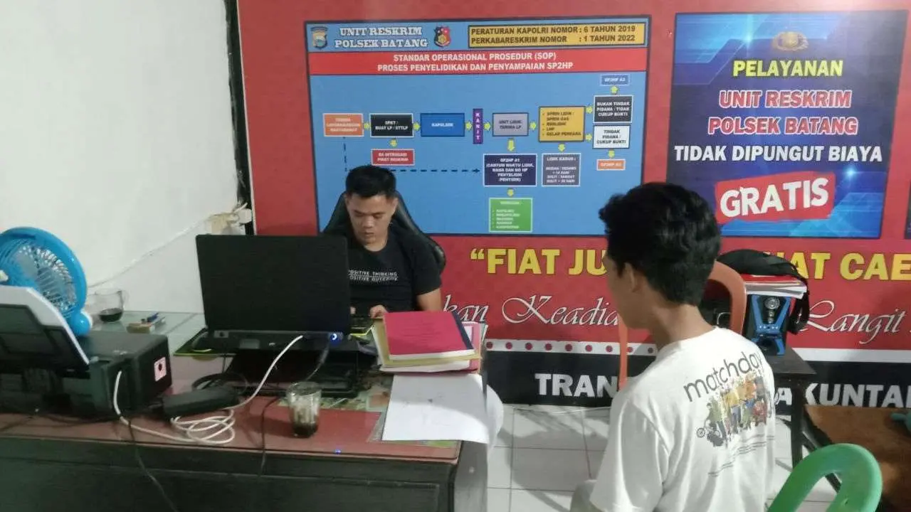 Polsek Batang Jeneponto Gagalkan Aksi Tawuran, 10 Pemuda dari Tiga Kecamatan Ikut Diamanakan