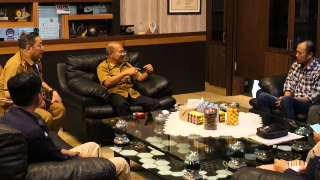 KPU Jeneponto Audiensi dengan Bupati Iksan Iskandar, Ini yang Dibahas