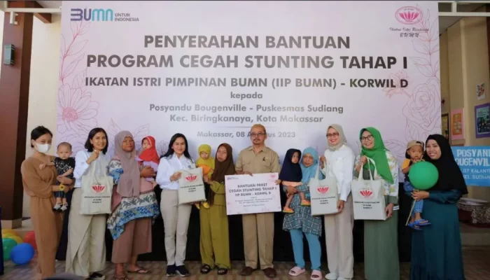 Kompak Tangani Stunting, IIP BUMN Korwil D Salurkan Bantuan Program Cegah Stunting di Sulsel