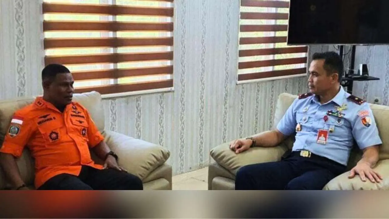 Danlanud Hasanuddin Terima Kunjungan Kepala Basarnas Makassar Baru