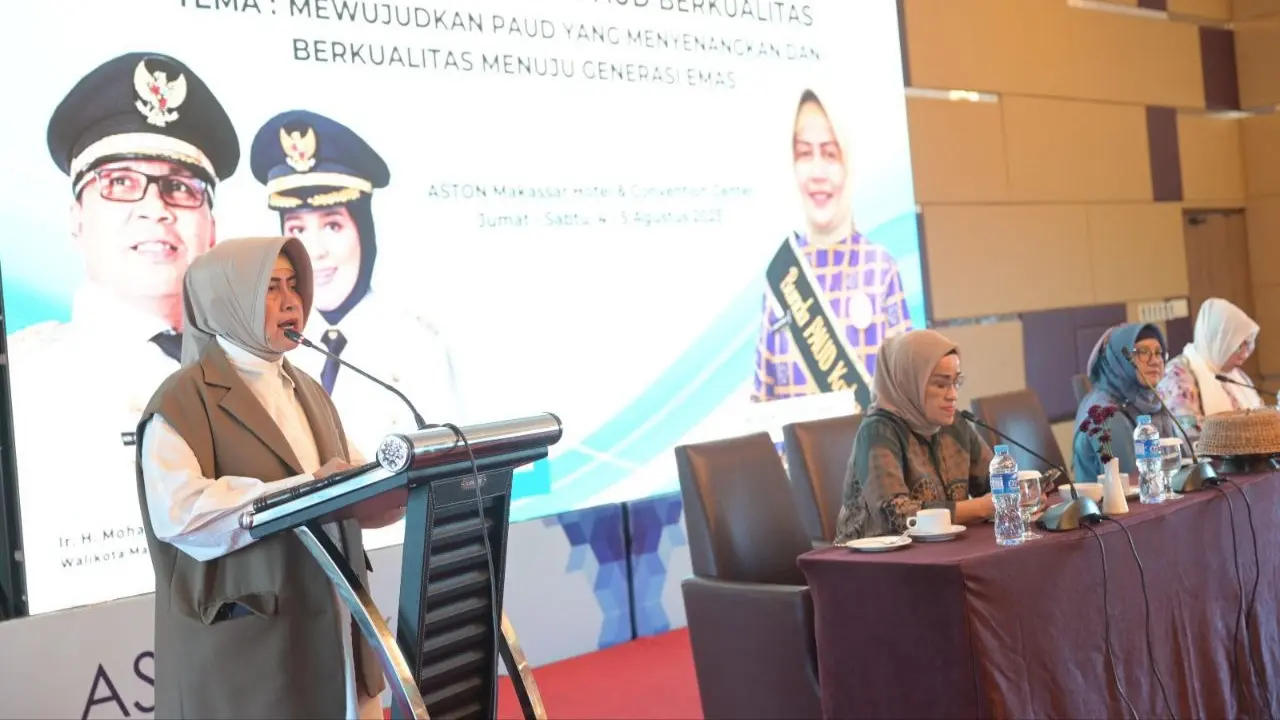 Target Generasi Emas Indonesia, Bunda PAUD Makassar Dorong Sekolah PAUD Menyenangkan & Berkualitas