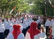 Lomba Gerak Jalan Tingkat Pelajar Begitu Meriah di Jeneponto dalam Menyambut HUT RI ke-78
