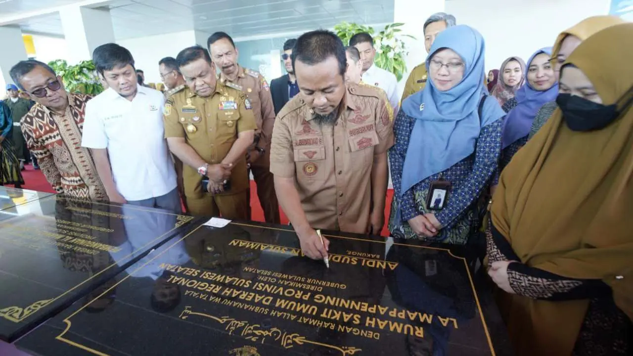 Gubernur Sulsel Apresiasi Bumi Karsa Rampungkan Proyek Pembangunan Rumah Sakit Regional La Mappapenning