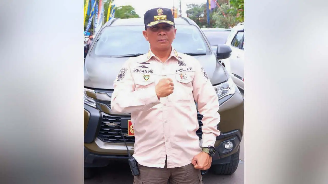 Ikhsan NS, Kasatpol PP Kota Makassar Ikhsan NS. 