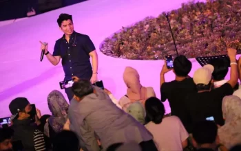 Aksi Nyentrik Jeje Govinda Jadi Tarik Pengunjung Makassar F8