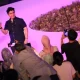 Aksi Nyentrik Jeje Govinda Jadi Tarik Pengunjung Makassar F8