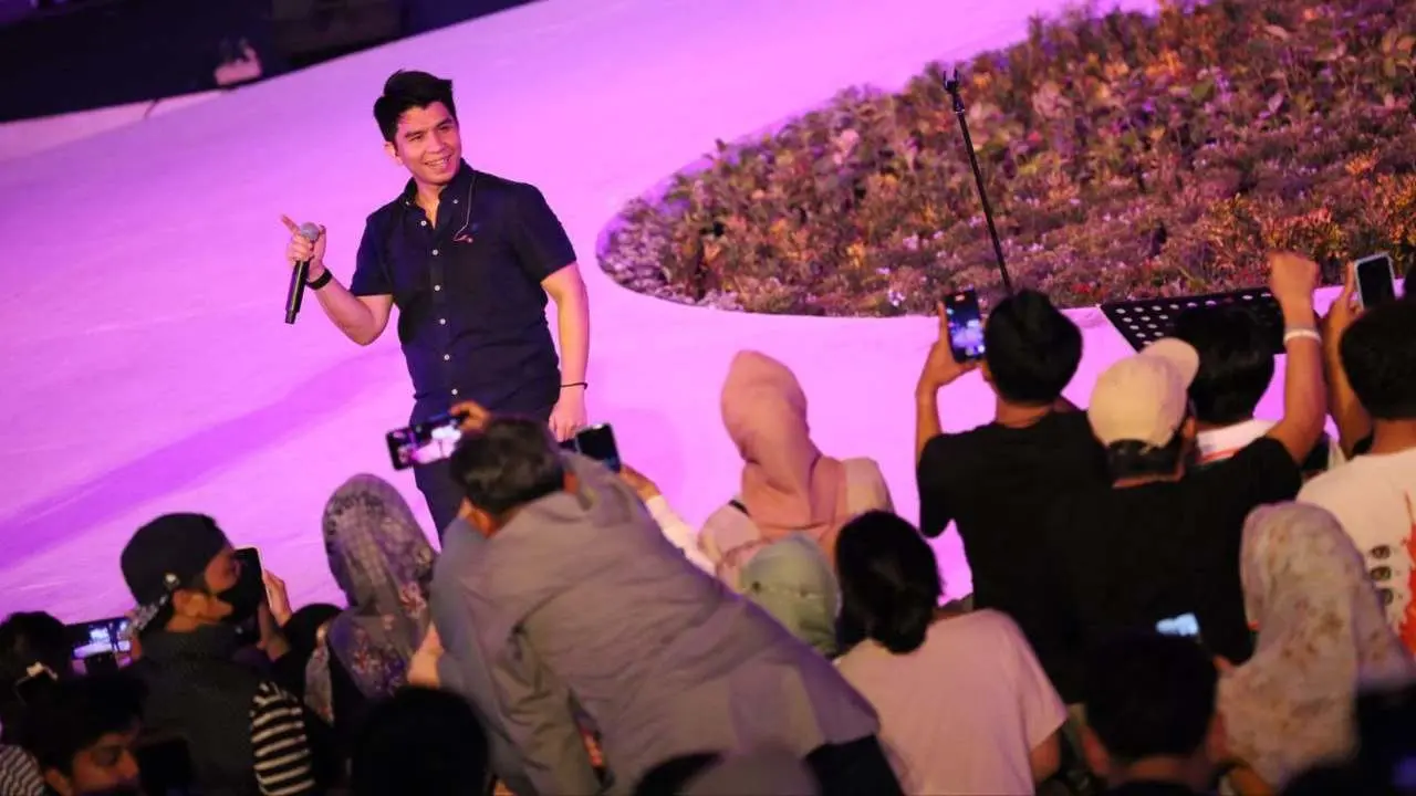 Aksi Nyentrik Jeje Govinda Jadi Tarik Pengunjung Makassar F8