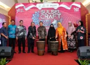 Gubernur & Ketua Dekranasda Membuka Sulsel Craft EXPO 2023 Andalan Indonesia di Big Mall Samarinda