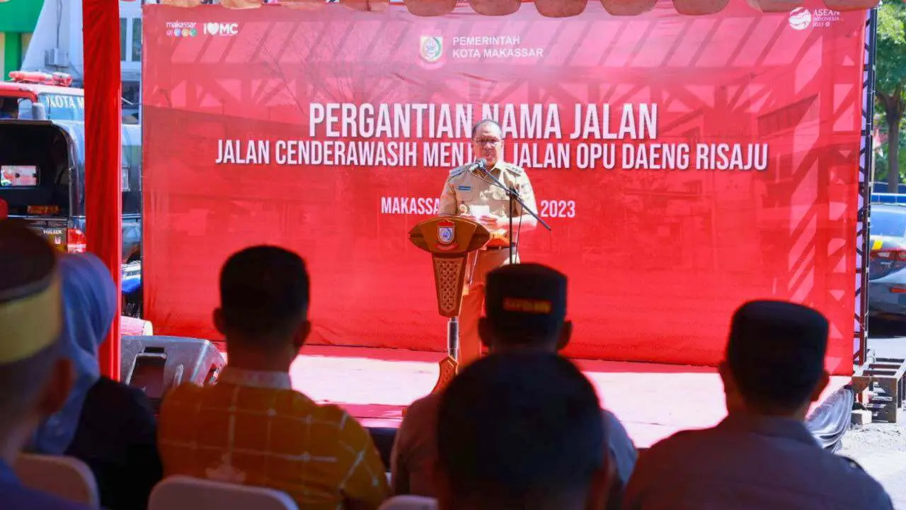 Nama Jalan Cendrawasih Resmi Diganti Jadi Opu Daeng Risaju