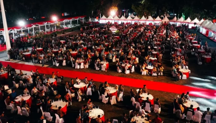 2000 Kepala Desa & Lembang se-Sulsel Gala Dinner Bersama Menhan dan Gubernur