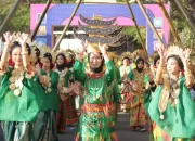 Ratusan Siswa SD-SMP Mengikuti Karnaval dan Drumband di Makassar F8