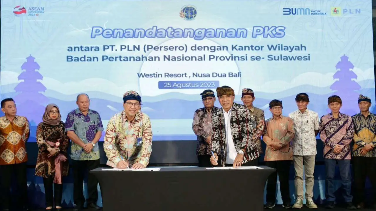 PLN se-Sulawesi Teken Kerja Sama dengan ATR/BPN, Kebut 100% Sertifikasi Aset Kelistrikan
