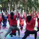 Hari Jadi MaRI Yoga Digelar di Bugis Waterpark Adventure