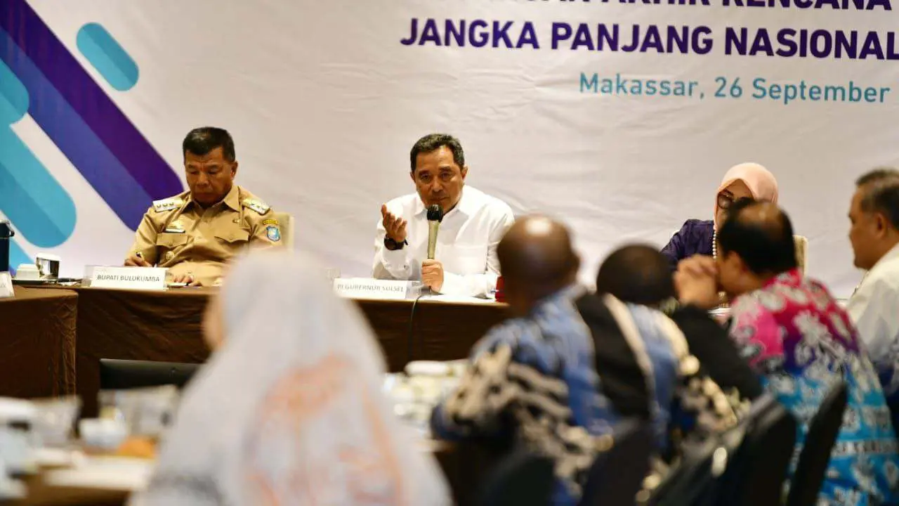Forum Bappeda Provinsi se-KTI: Pj Gubernur Sulsel Sebut Arus Distribusi Barang & Jasa Belum Didukung Infrastruktur Memadai