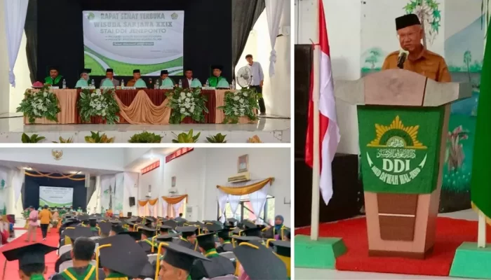 Hadiri Wisuda STAI DDI, Bupati Jeneponto Tak Akan Mencaleg di DPR RI: Saya Mau Urus Anak dan Cucu