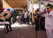 Gubernur Andi Sudirman Inspektur Upacara Persemayaman Jenazah Mayjen TNI (Purn) HM Amin Syam