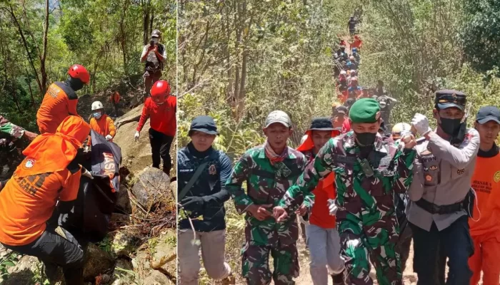 ASN Pangkep Ditemukan Tewas Terjepit Batu Usai Dilaporkan Hilang saat Mendaki Sendirian