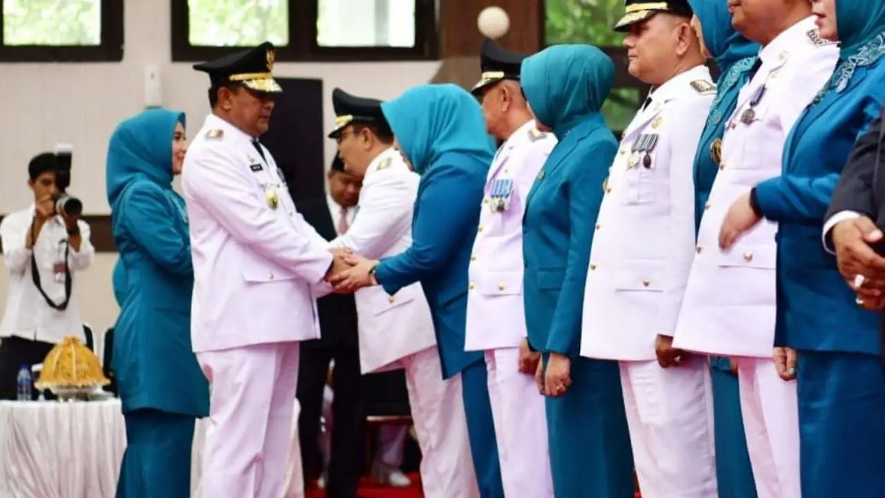 Lantik 4 Pj Ketua TP PKK Kabupaten/Kota, Sofha Marwah Minta Yankes hingga Ketahanan Ekonomi Diperhatikan