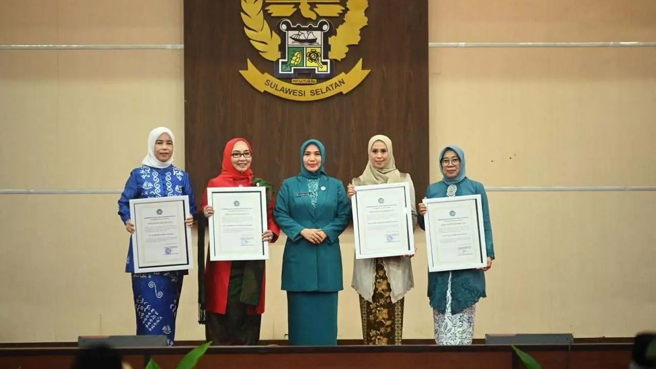 Lantik 4 Pj Ketua TP PKK Kabupaten/Kota, Sofha Marwah Minta Yankes hingga Ketahanan Ekonomi Diperhatikan