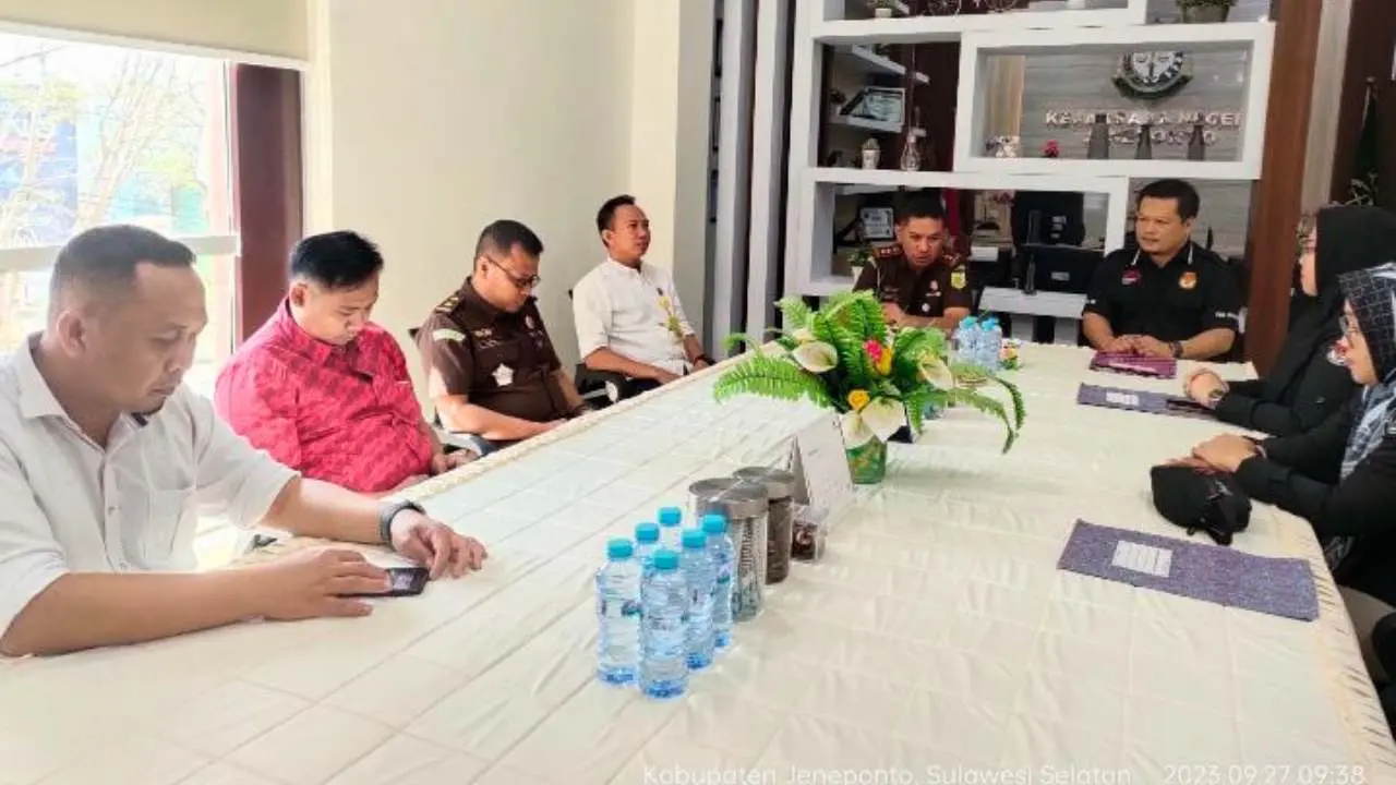 Sukseskan Tahapan Pemilu 2024, KPU Audiensi dengan Kejari Jeneponto