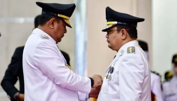 Usai Lantik 4 Pj Kepala Daerah, Pj Gubernur Sulsel: Evaluasi terus dilakukan, pagi ini dilantik sore bisa diberhentikan