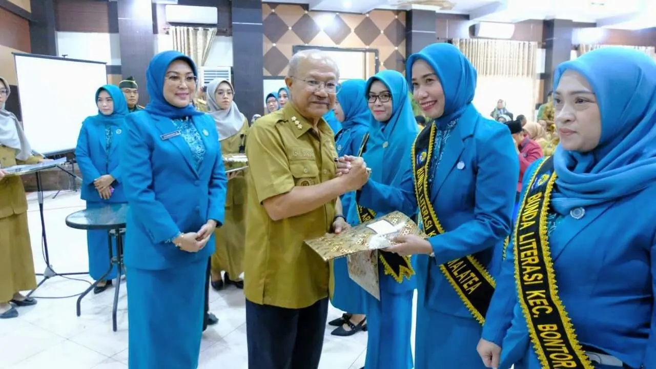 Bunda Literasi Dikukuhkan di Jeneponto, Begini Tujuannya