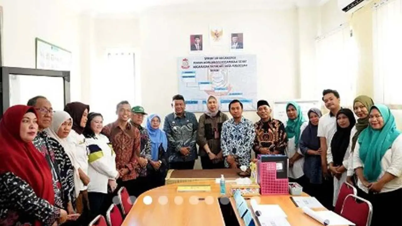 Camat Tamalate Terima Kunjungan Tim Verlap Penilai Lomba Kota Sehat 2023